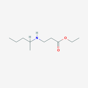 molecular formula C10H21NO2 B12629153 Ethyl 3-[(pentan-2-yl)amino]propanoate 