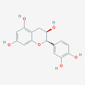 molecular formula C15H14O6 B126292 (-)-Catechol CAS No. 18829-70-4