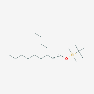 molecular formula C19H40OSi B12629423 Tert-butyl[(3-butylnon-1-EN-1-YL)oxy]dimethylsilane CAS No. 917871-05-7