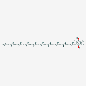 molecular formula C61H90O2 B1262947 Menaquinol-10 