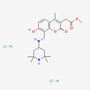 molecular formula C23H34Cl2N2O5 B12629507 C23H34Cl2N2O5 