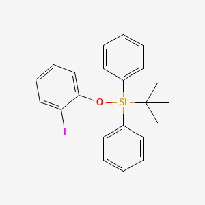 molecular formula C22H23IOSi B12629525 tert-Butyl(2-iodophenoxy)diphenylsilane CAS No. 918658-19-2