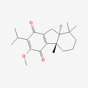 molecular formula C20H28O3 B1262961 Taiwaniaquinone G 