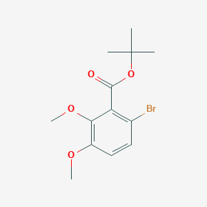 molecular formula C13H17BrO4 B12629626 tert-Butyl 6-bromo-2,3-dimethoxybenzoate CAS No. 921928-73-6