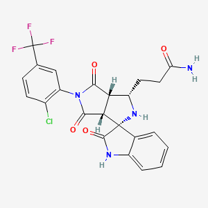 molecular formula C23H18ClF3N4O4 B12629672 C23H18ClF3N4O4 