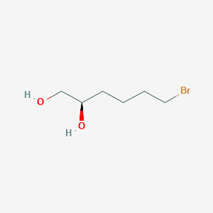 molecular formula C6H13BrO2 B12629818 (2R)-6-Bromohexane-1,2-diol CAS No. 918531-63-2