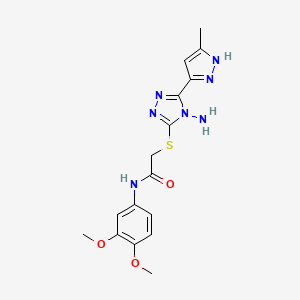 molecular formula C16H19N7O3S B12629862 C16H19N7O3S 