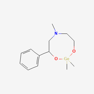 molecular formula C13H21GeNO2 B12629884 2,2,6-Trimethyl-4-phenyl-1,3,6,2-dioxazagermocane CAS No. 921595-29-1