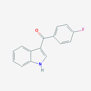 molecular formula C15H10FNO B126299 3-(4'-氟苯甲酰)吲哚 CAS No. 152807-26-6