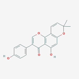 molecular formula C20H16O5 B126300 Derrone 