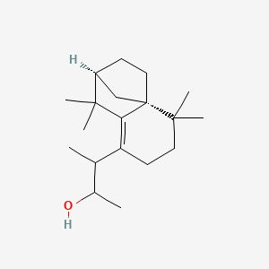 molecular formula C19H32O B1263000 5-(3-Hydroxybutan-2-yl)isolongifol-5-ene 