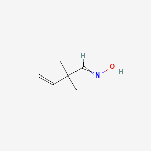 molecular formula C6H11NO B12630011 N-(2,2-Dimethylbut-3-en-1-ylidene)hydroxylamine CAS No. 922142-79-8