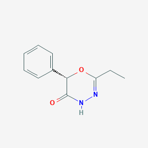 molecular formula C11H12N2O2 B12630074 (6S)-2-Ethyl-6-phenyl-4H-1,3,4-oxadiazin-5(6H)-one CAS No. 919110-47-7