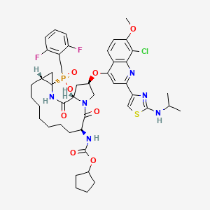 molecular formula C46H56ClF2N6O8PS B1263008 Unii-8V42Y78hru CAS No. 1001094-46-7