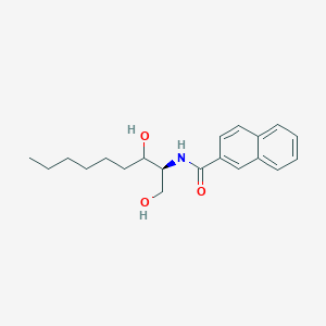 molecular formula C20H27NO3 B12630082 N-[(2S)-1,3-Dihydroxynonan-2-YL]naphthalene-2-carboxamide CAS No. 920277-69-6