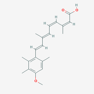 molecular formula C21H26O3 B1263009 2Z,4Z-acitretin 