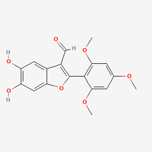molecular formula C18H16O7 B1263015 Lespedezavirgatal 
