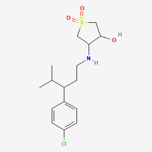 molecular formula C16H24ClNO3S B12630164 C16H24ClNO3S 