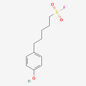 molecular formula C11H15FO3S B1263018 5-(4-Hydroxyphenyl)Pentanesulfonyl Fluoride 
