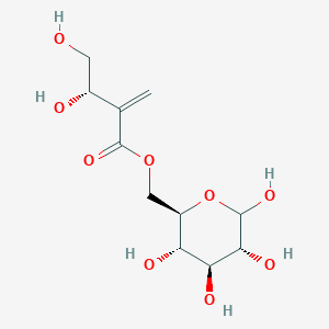 molecular formula C11H18O9 B1263019 6-郁金香苷 B 