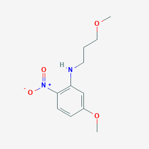 molecular formula C11H16N2O4 B12630190 5-methoxy-N-(3-methoxypropyl)-2-nitroaniline 