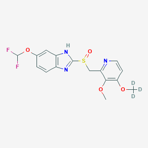 molecular formula C16H15F2N3O4S B126302 Pantoprazole-d3 
