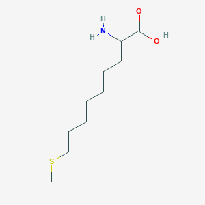 molecular formula C10H21NO2S B1263020 Pentahomomethionine 