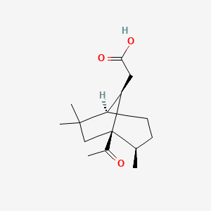 molecular formula C15H24O3 B1263023 Isishippuric acid A 