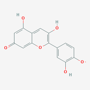 molecular formula C15H9O6- B1263031 Cyanidin(1-) 