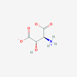 molecular formula C4H6NO5- B1263032 (3S)-3-hydroxy-L-aspartate(1-) 