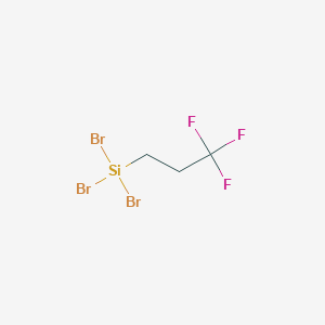 molecular formula C3H4Br3F3Si B12630368 Tribromo(3,3,3-trifluoropropyl)silane CAS No. 921605-19-8