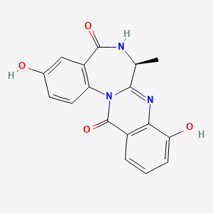 molecular formula C17H13N3O4 B1263040 Circumdatin I 