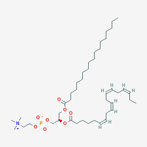 molecular formula C44H80NO8P B1263041 PC(18:0/18:4(6Z,9Z,12Z,15Z)) 
