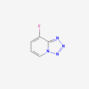 molecular formula C5H3FN4 B12630417 8-Fluorotetrazolo[1,5-a]pyridine CAS No. 918941-03-4