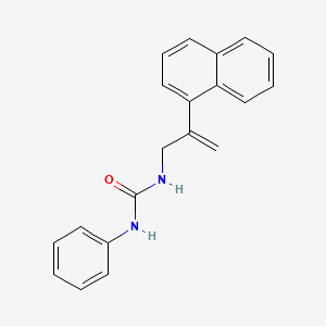 molecular formula C20H18N2O B12630440 N-[2-(Naphthalen-1-yl)prop-2-en-1-yl]-N'-phenylurea CAS No. 919349-80-7
