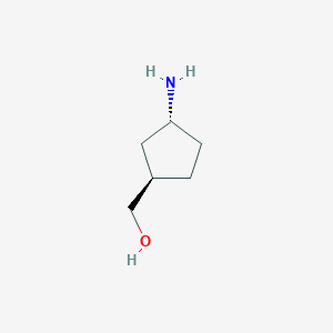 molecular formula C6H13NO B12630502 ((1R,3R)-3-aminocyclopentyl)methanol 