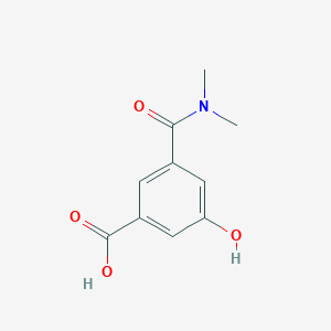 molecular formula C10H11NO4 B12630518 5-Hydroxy-N,N-dimethyl-isophthalamic acid CAS No. 959235-73-5