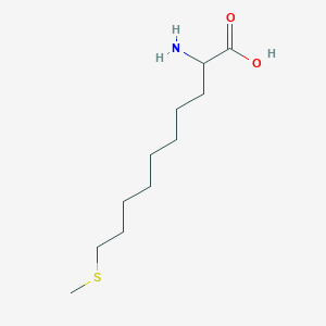 molecular formula C11H23NO2S B1263052 六甲硫氨酸 