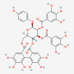 molecular formula C40H30O23 B1263055 hyemaloside C 
