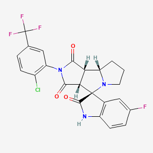molecular formula C23H16ClF4N3O3 B12630613 C23H16ClF4N3O3 