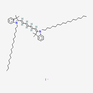molecular formula C63H101IN2 B1263062 diIC18(7) dye 