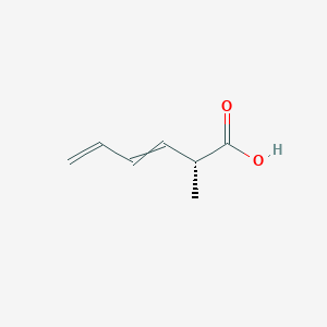 molecular formula C7H10O2 B12630627 (2R)-2-methylhexa-3,5-dienoic acid CAS No. 921763-61-3