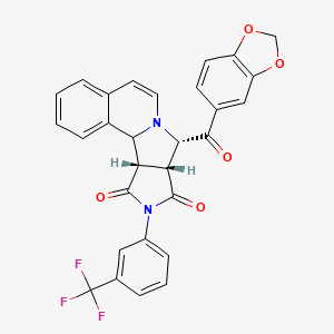 molecular formula C29H19F3N2O5 B12630652 C29H19F3N2O5 