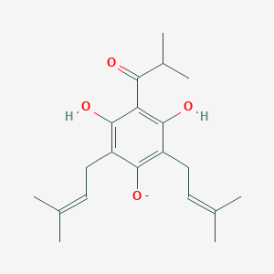 molecular formula C20H27O4- B1263066 Deoxycohumulone 