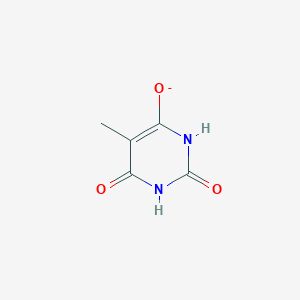 molecular formula C5H5N2O3- B1263067 5-甲基巴比妥酸 