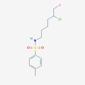 molecular formula C13H19ClINO2S B12630700 N-(5-Chloro-6-iodohexyl)-4-methylbenzene-1-sulfonamide CAS No. 919284-62-1