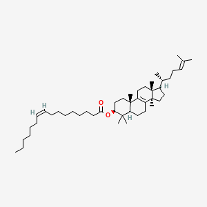 molecular formula C46H78O2 B1263076 Lanosteryl palmitoleate 
