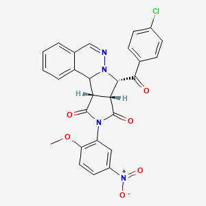 molecular formula C27H19ClN4O6 B12630849 C27H19ClN4O6 