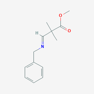 molecular formula C13H17NO2 B12630865 Methyl (3E)-3-(benzylimino)-2,2-dimethylpropanoate CAS No. 919112-25-7