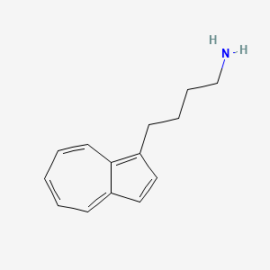 molecular formula C14H17N B12630885 4-(Azulen-1-yl)butan-1-amine CAS No. 919788-25-3